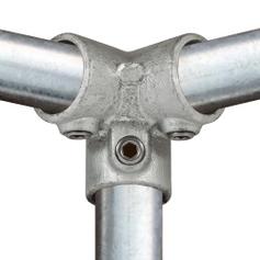 Buiskoppeling Drieweg kniestuk 90°-E / 48,3 mm